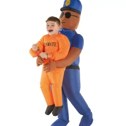 BOY Spirit Halloween Kids Police and Inmate Inflatable Costume