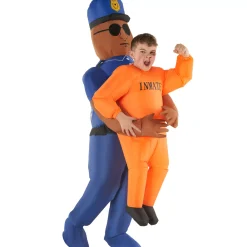 BOY Spirit Halloween Kids Police and Inmate Inflatable Costume
