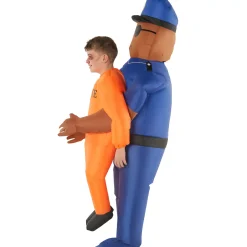 BOY Spirit Halloween Kids Police and Inmate Inflatable Costume