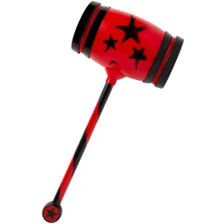 Spirit Halloween Kids Red and Black Star Scary Clown Hammer