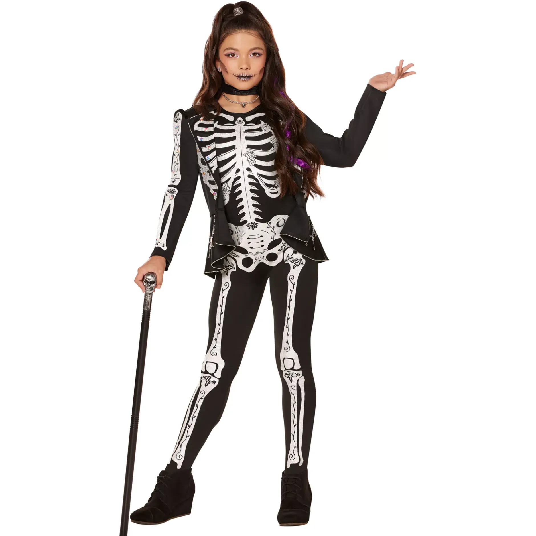 Spirit Halloween Kids Skeleton Suit Costume - The Signature Collection