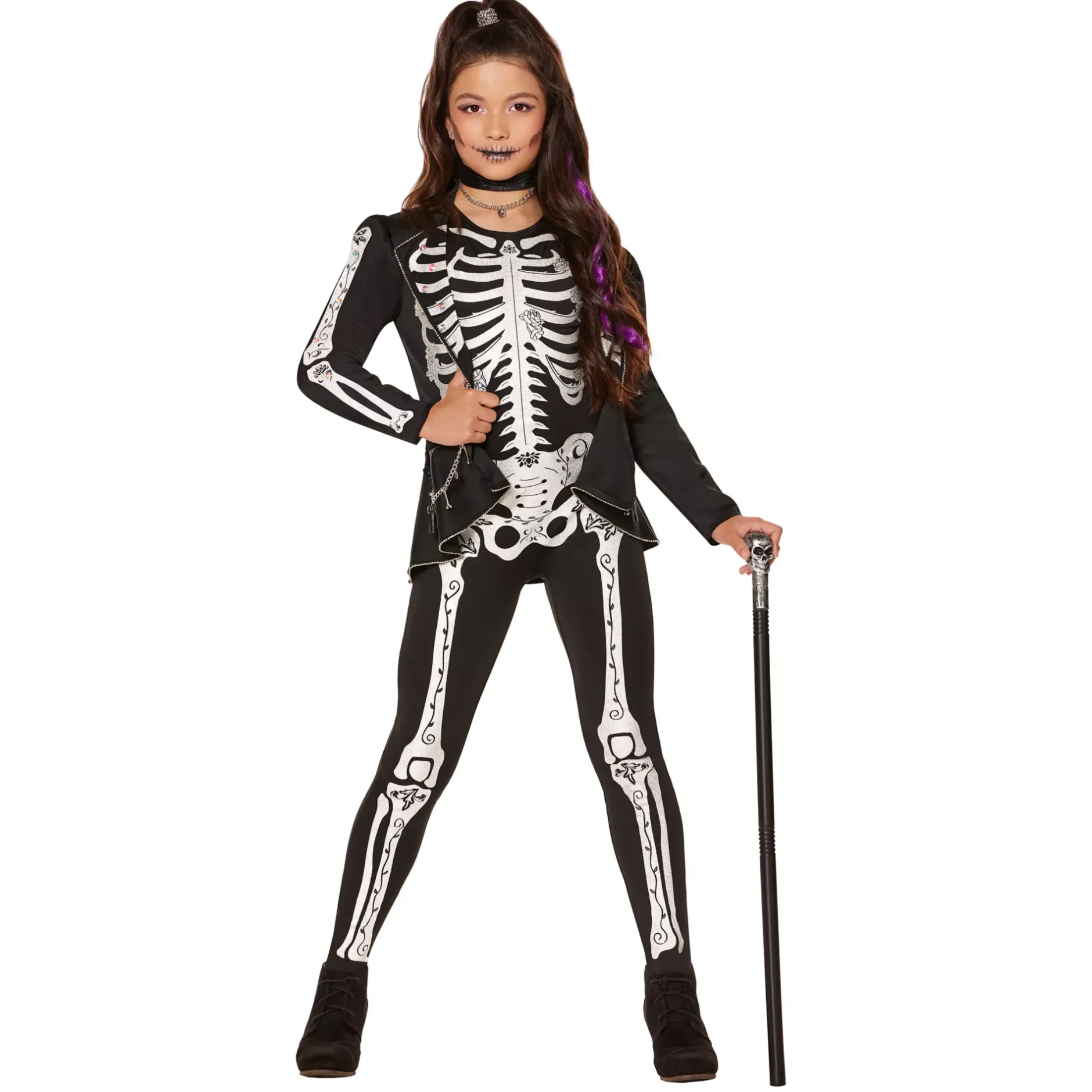 Spirit Halloween Kids Skeleton Suit Costume - The Signature Collection