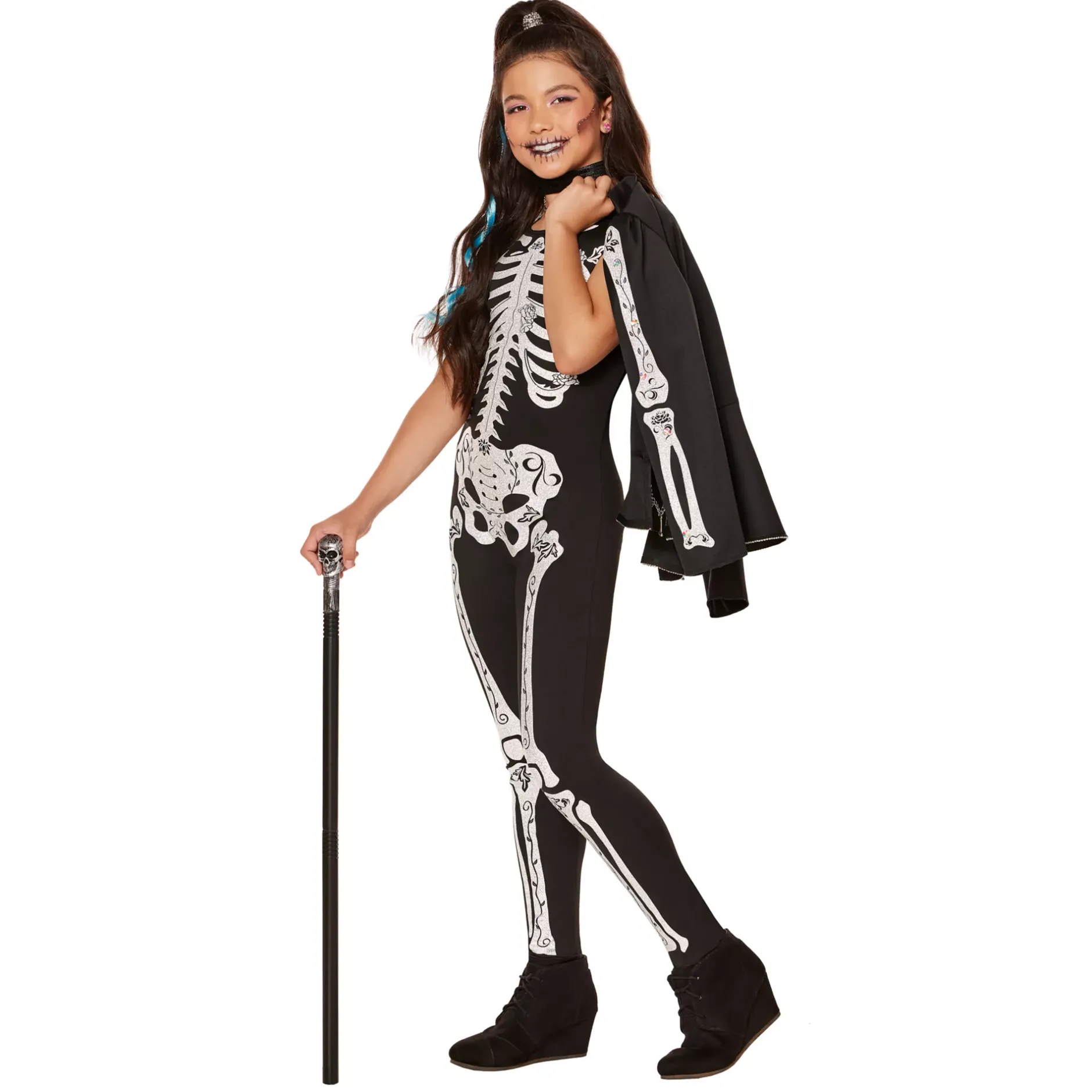 Spirit Halloween Kids Skeleton Suit Costume - The Signature Collection