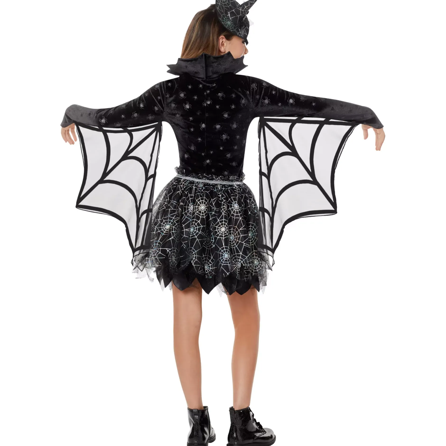 Spirit Halloween Kids Webbed Spider Dress