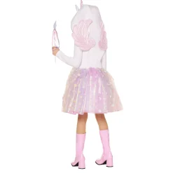 Spirit Halloween Kids White Unicorn Dress Costume