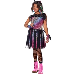 Spirit Halloween Kids Wild Rainbow Cat Costume