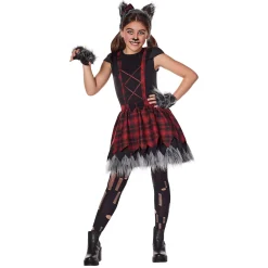 Spirit Halloween Kids Wolf Cutie Dress Costume