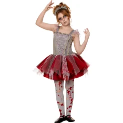 Spirit Halloween Kids Zombie Ballerina Costume