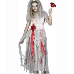 Spirit Halloween Kids Zombie Bride Costume