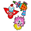 Spirit Halloween Killer Klowns from Outer Space Magnet Set - 3 Pack