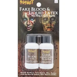 Spirit Halloween Latex and Blood Kit