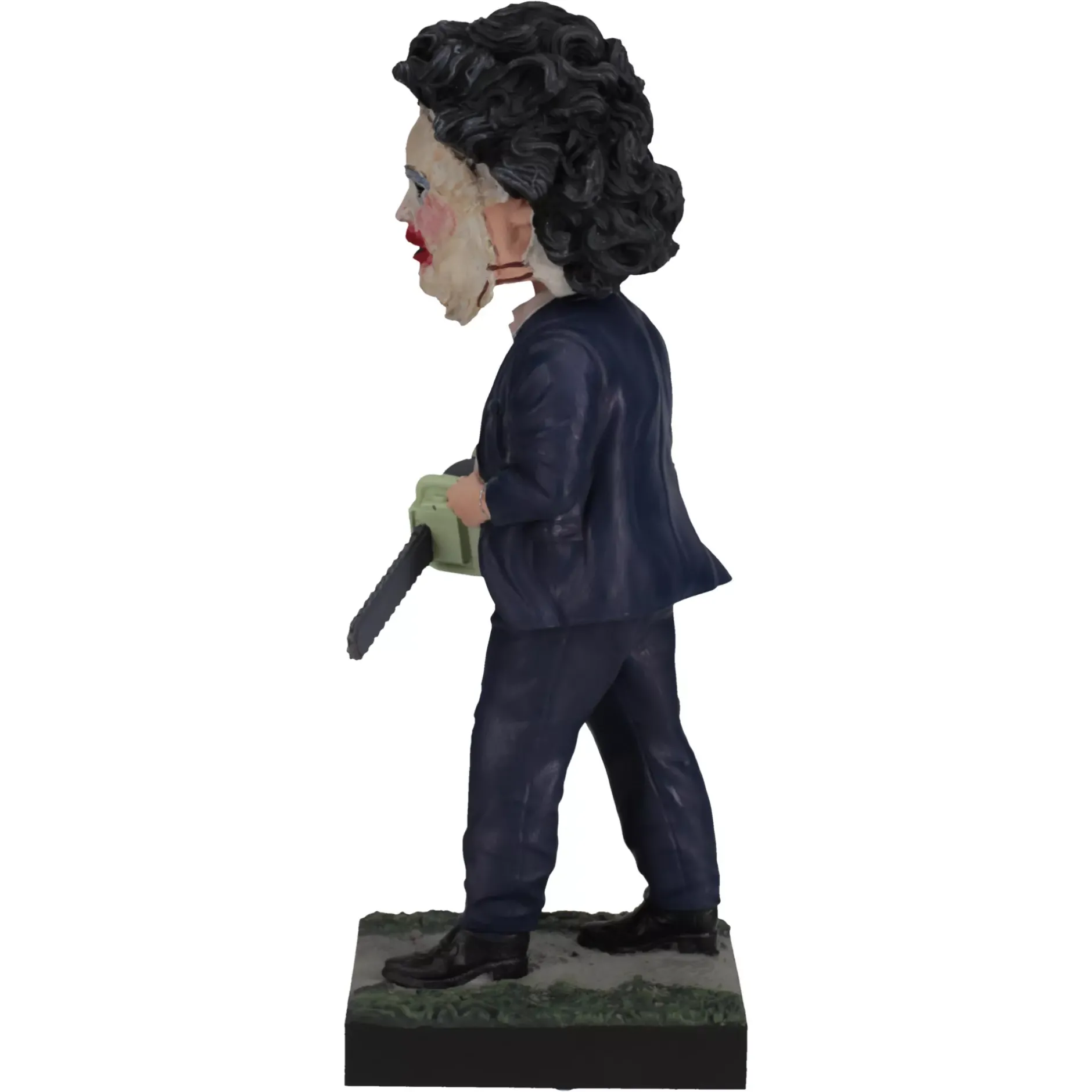 Spirit Halloween Leatherface Pretty Woman Mask Bobblehead Statue - The Texas Chainsaw Massacre