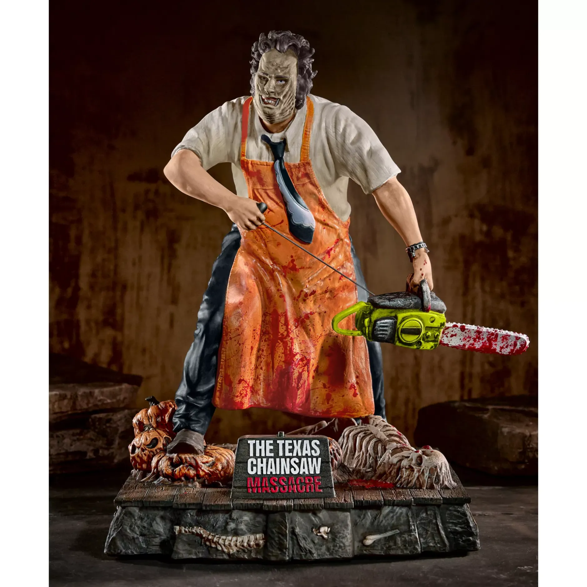 Spirit Halloween Leatherface Statue - Texas Chainsaw Massacre