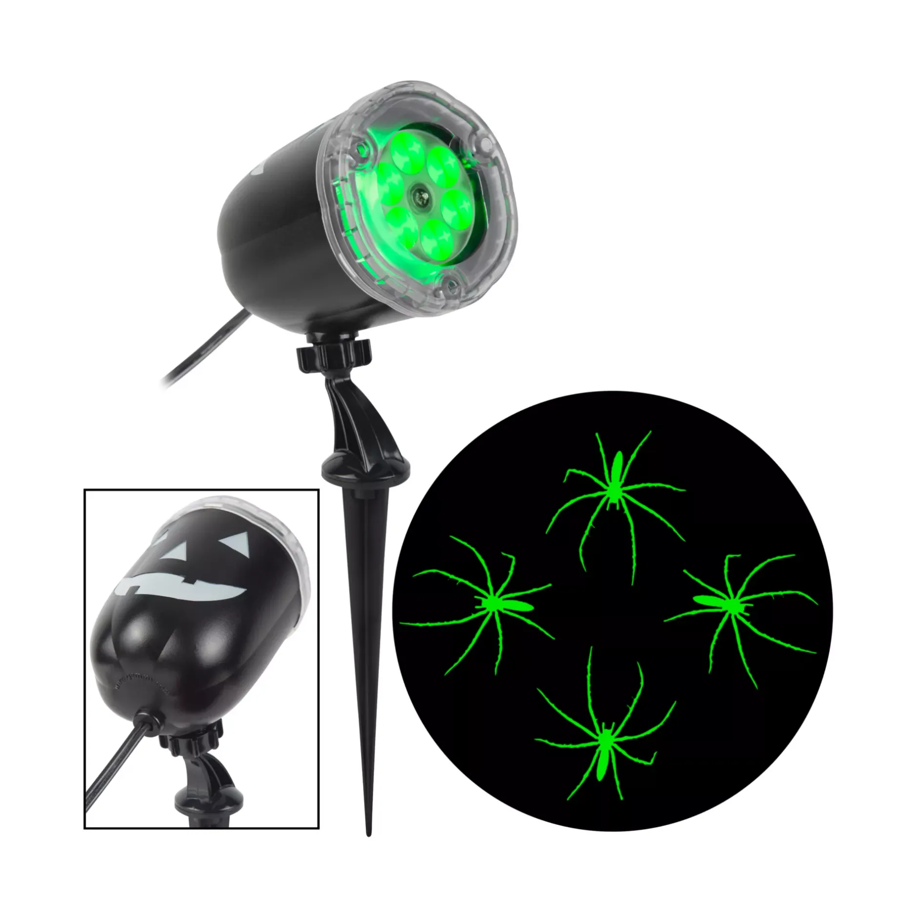 Spirit Halloween LED Spooky Spider Projection Spotlight