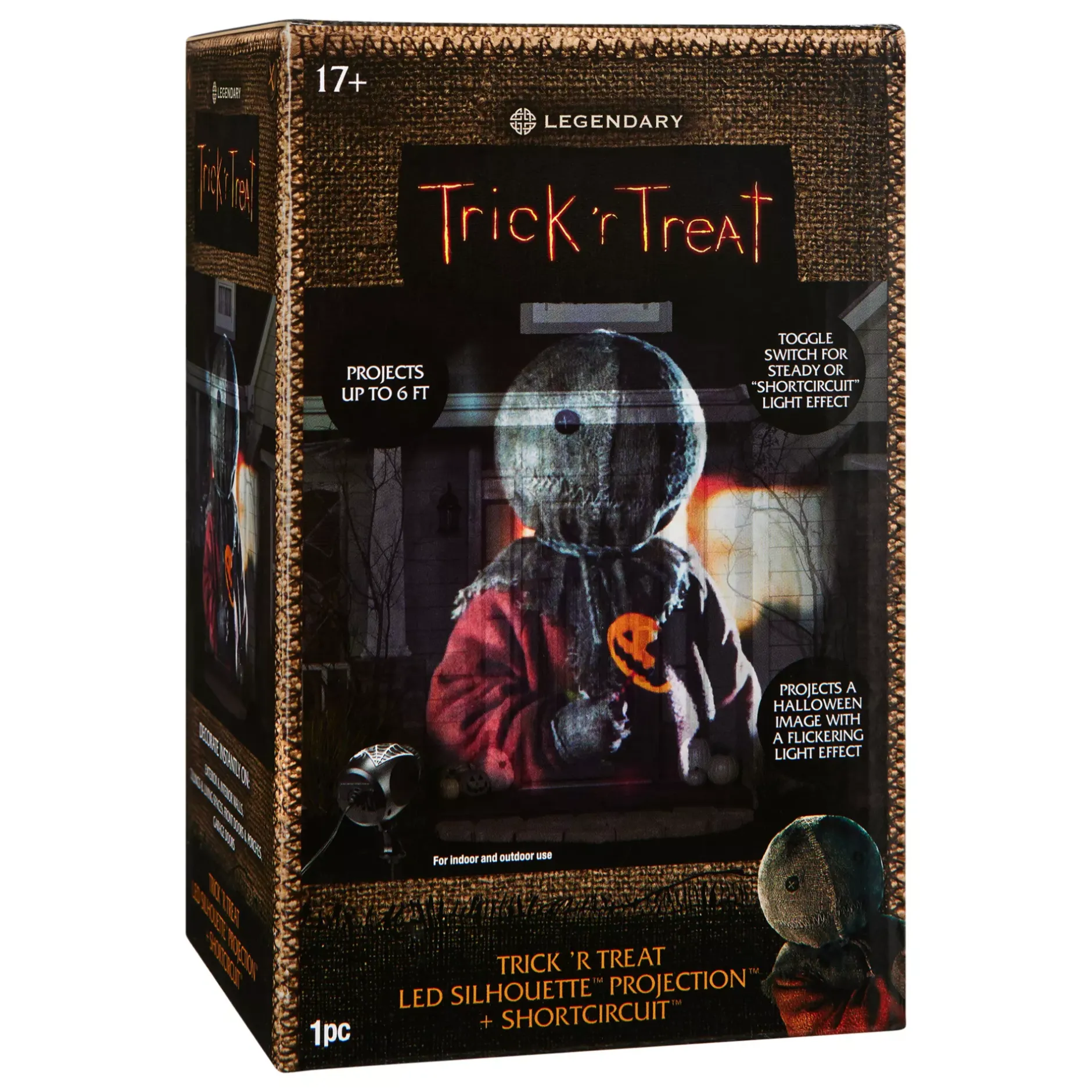 Spirit Halloween LED Trick 'r Treat Slides Projection Spotlight