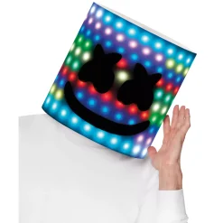Spirit Halloween Light-Up Marshmello Helmet
