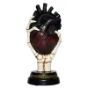 Spirit Halloween Light-Up Skeleton Heart Tabletop Statue