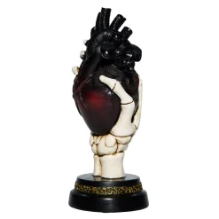 Spirit Halloween Light-Up Skeleton Heart Tabletop Statue