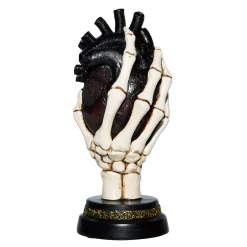 Spirit Halloween Light-Up Skeleton Heart Tabletop Statue