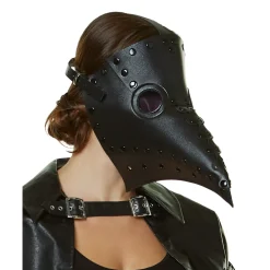 Spirit Halloween Long Plague Doctor Half Mask