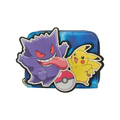 Spirit Halloween Loungefly Pikachu x Gengar Zip Wallet - Pokémon