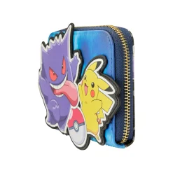 Spirit Halloween Loungefly Pikachu x Gengar Zip Wallet - Pokémon