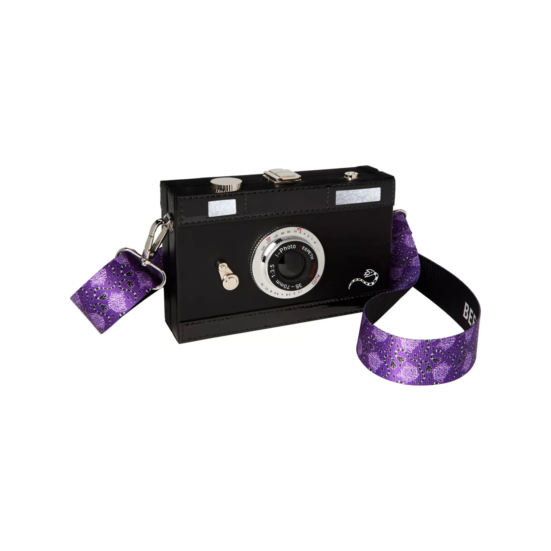 Spirit Halloween Lydia Camera Crossbody Bag - Beetlejuice