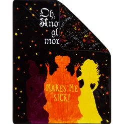 Spirit Halloween Makes Me Sick Fleece Blanket - Hocus Pocus