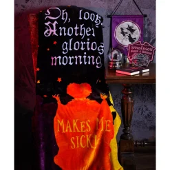 Spirit Halloween Makes Me Sick Fleece Blanket - Hocus Pocus