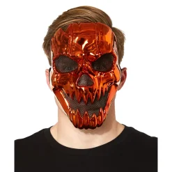 Spirit Halloween Metallic Pumpkin Mask