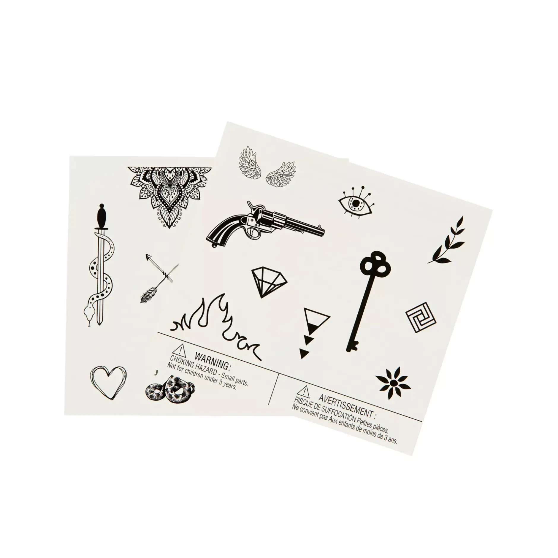 Spirit Halloween Mini Temporary Tattoos - 20 Pack