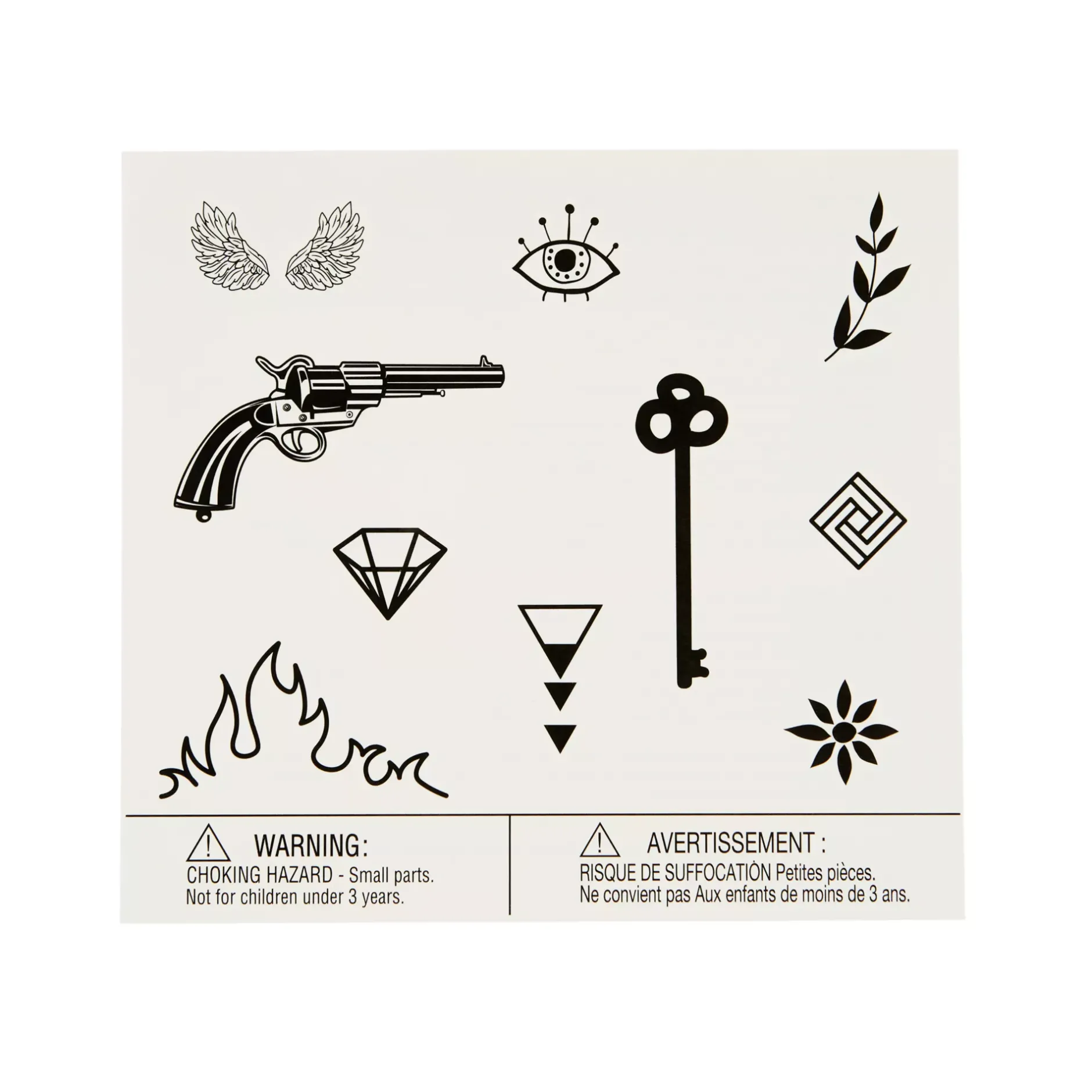 Spirit Halloween Mini Temporary Tattoos - 20 Pack
