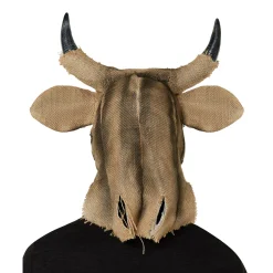 Spirit Halloween Moving Mouth Bull Scarecrow Full Mask