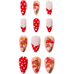 Spirit Halloween Mushroom Press-On Nails