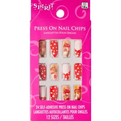 Spirit Halloween Mushroom Press-On Nails