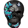 Spirit Halloween Mystical Arts Black Butterfly Skull