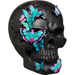 Spirit Halloween Mystical Arts Black Butterfly Skull
