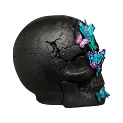 Spirit Halloween Mystical Arts Black Butterfly Skull