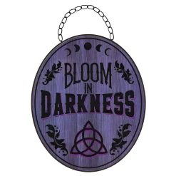 Spirit Halloween Mystical Arts Bloom in Darkness Sign