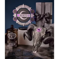 Spirit Halloween Mystical Arts Ram Head Sign