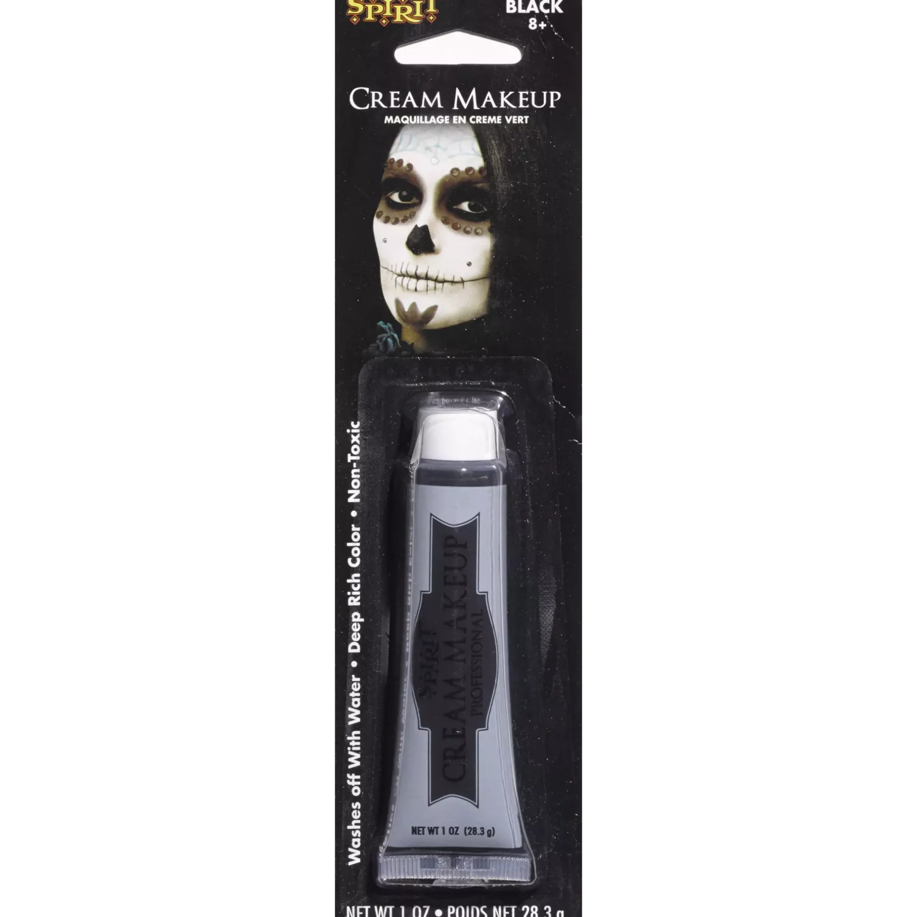 Spirit Halloween No Smear Black Makeup