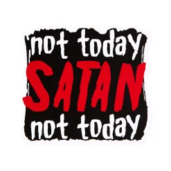 Spirit Halloween Not Today Satan Magnet