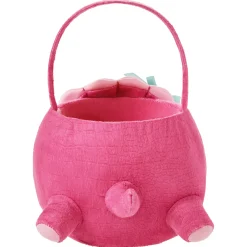 Spirit Halloween Pink Triceratops Plush Treat Bucket