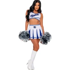 Women Spirit Halloween Playboy Cheer Squad Costume
