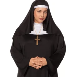Women Spirit Halloween Plus Size Nun Costume