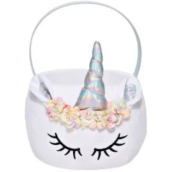 Spirit Halloween Plush Unicorn Treat Bucket