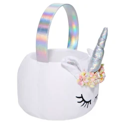 Spirit Halloween Plush Unicorn Treat Bucket