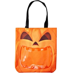 Spirit Halloween Pumpkin Window Tote Bag