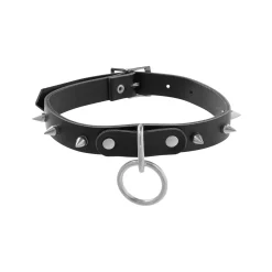 Women Spirit Halloween Punk Spiked Choker Necklace