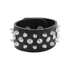Women Spirit Halloween Punk Spiked Cuff Bracelet